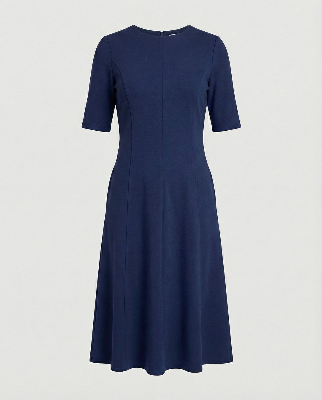 Damen Midikleid elegant Halbarm