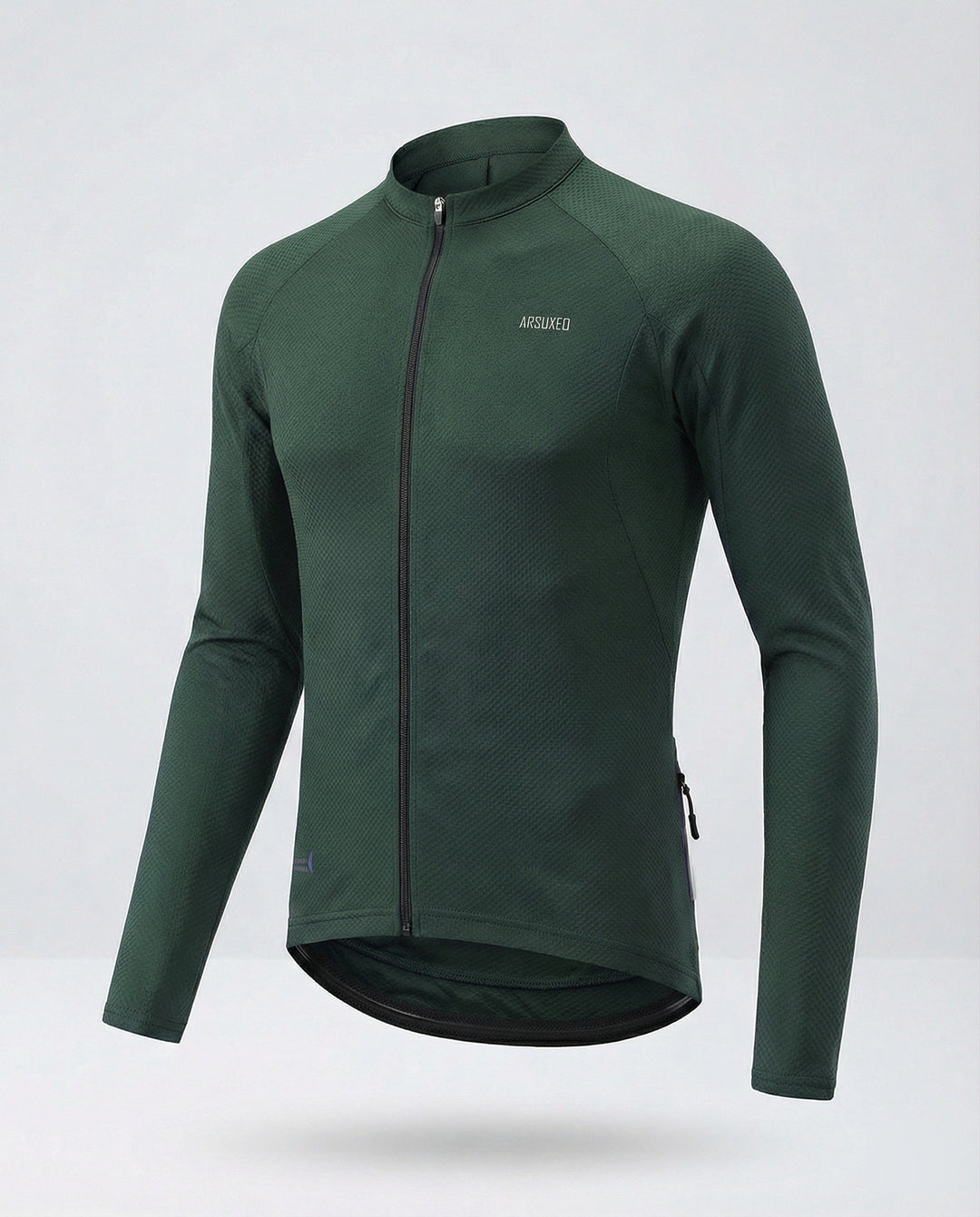 Fahrradtrikot Langarm Mit Rückentaschen Herren - Arvani