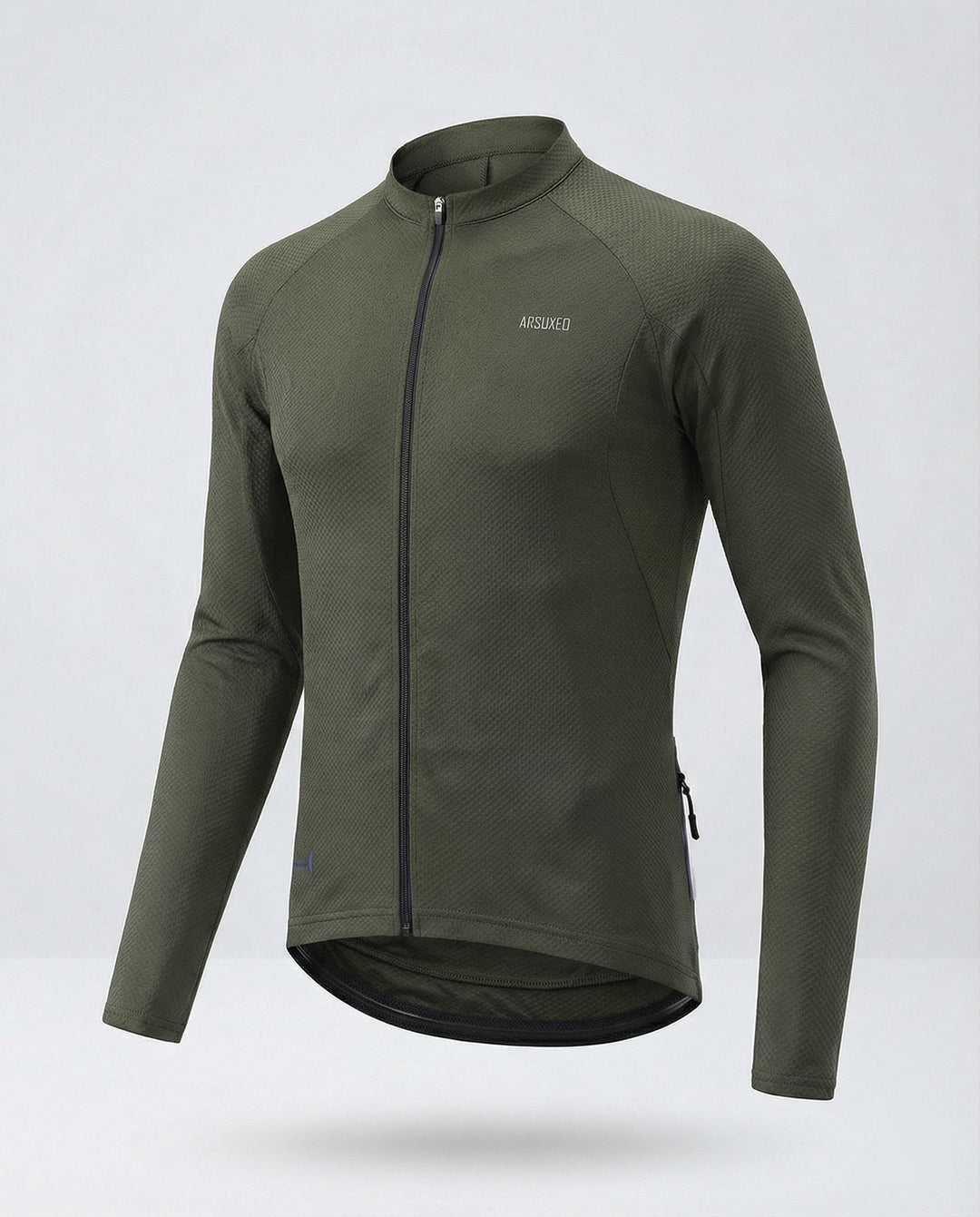 Fahrradtrikot Langarm Mit Rückentaschen Herren - Arvani