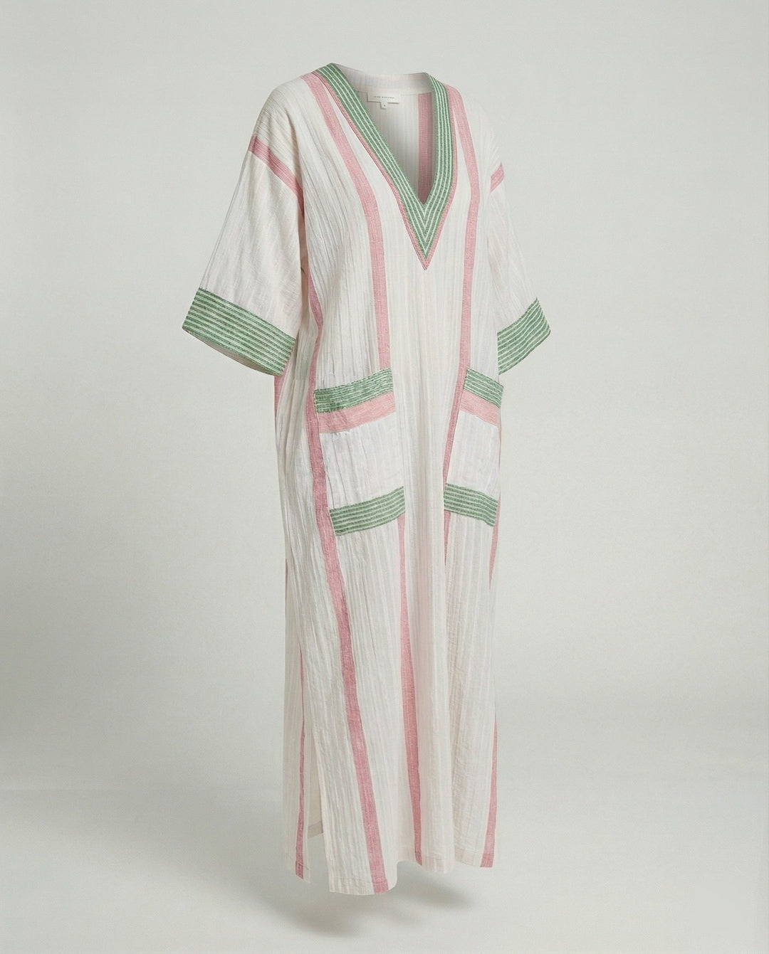 Leinen Kaftan Maxikleid Damen