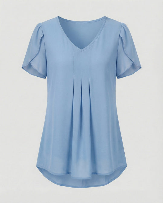Tunika Bluse Damen mit Schmetterlingsärmeln