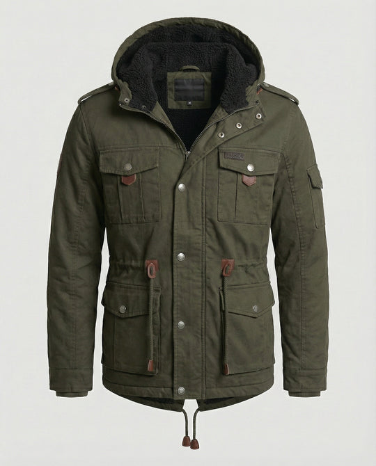 Warme Gefütterte Winterjacke
