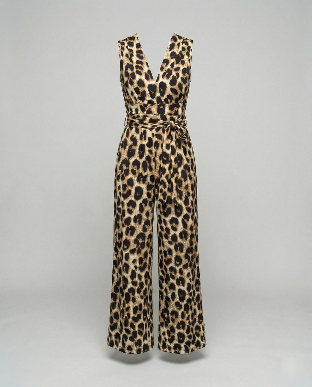 Damen Jumpsuit im trendigen Leo-Muster