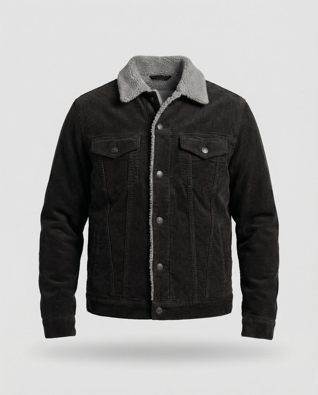 Elegante Cord Herrenjacke