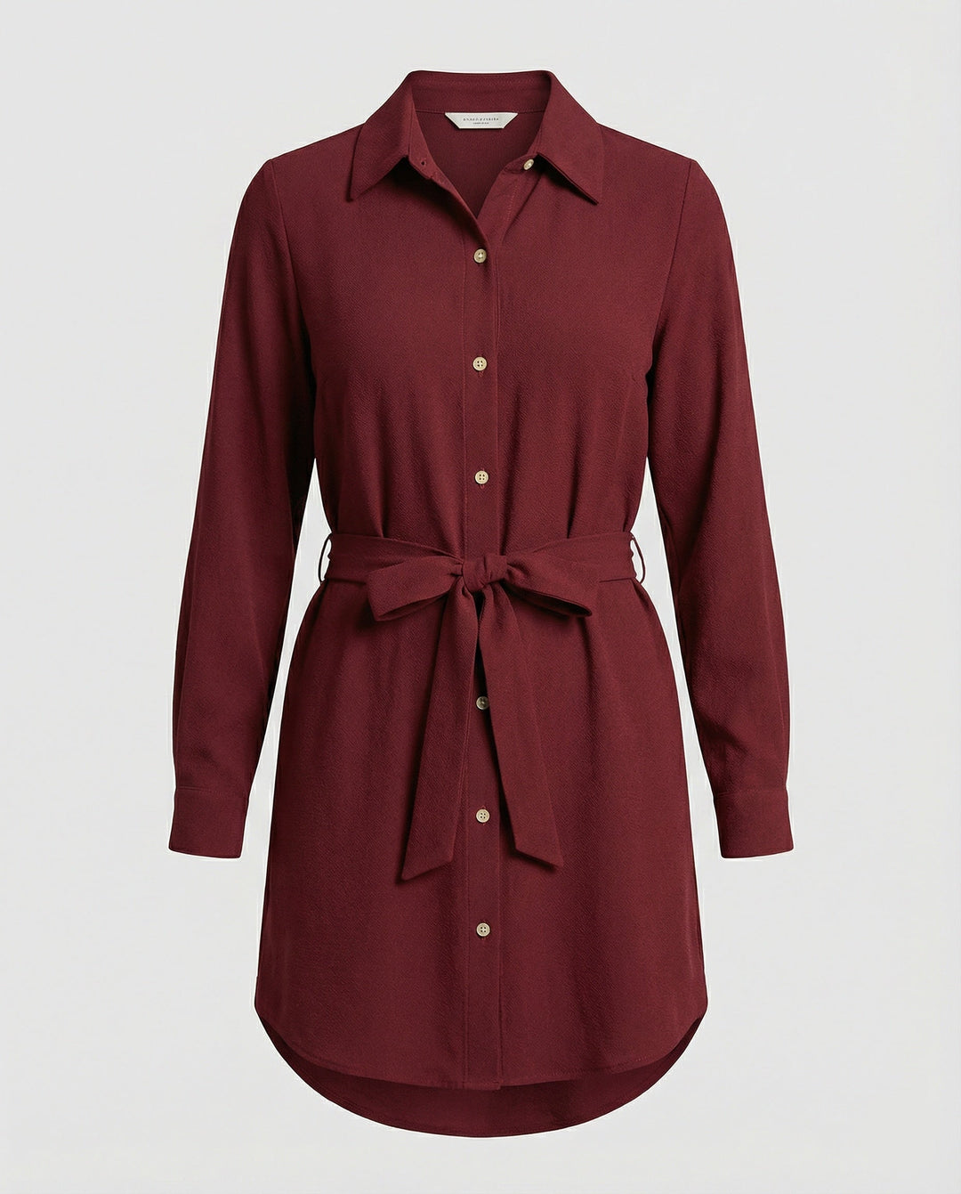 Freizeitkleid Damen knielang mit Knopfleiste