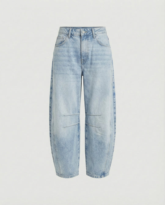 Nord Taschen | Mid Rise Barrel Jeans für Damen