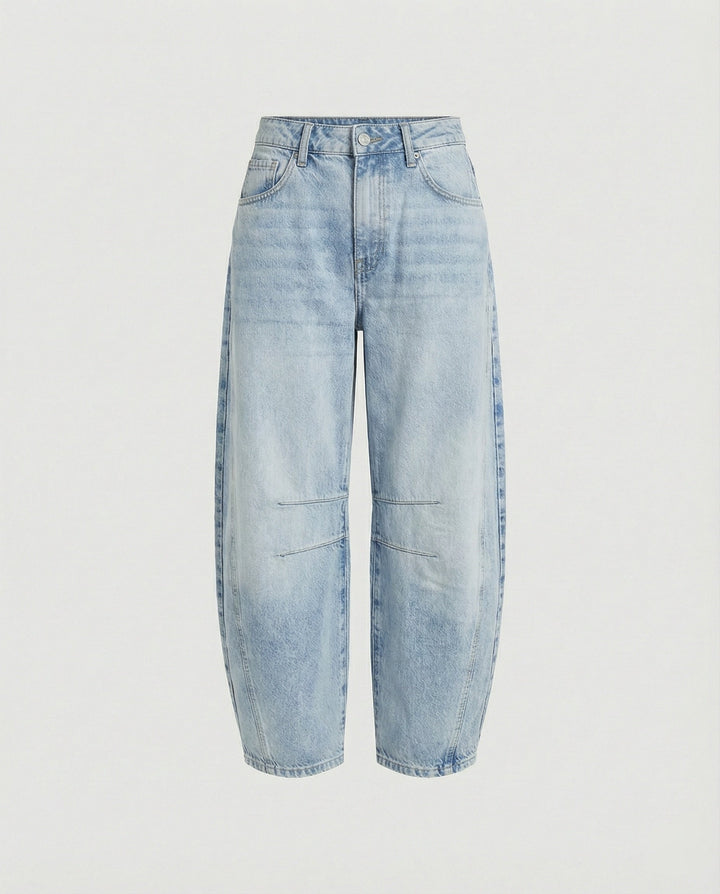 Nord Taschen | Mid Rise Barrel Jeans für Damen