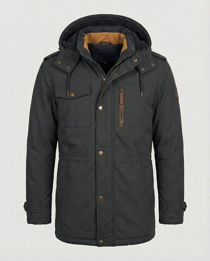 Lässige Gepolsterte Herrenjacke