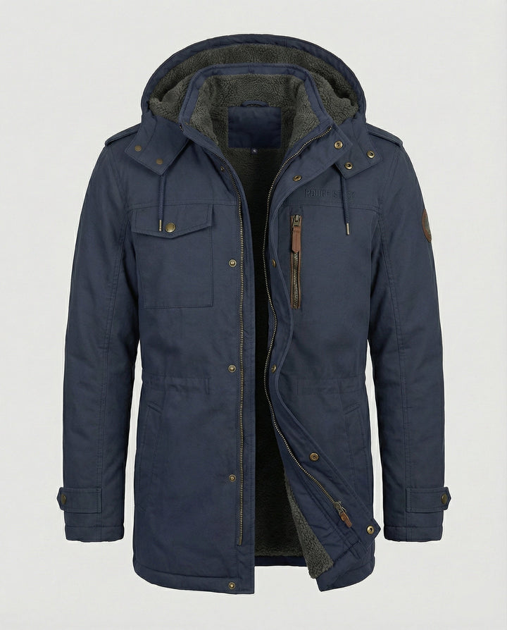 Lässige Gepolsterte Herrenjacke