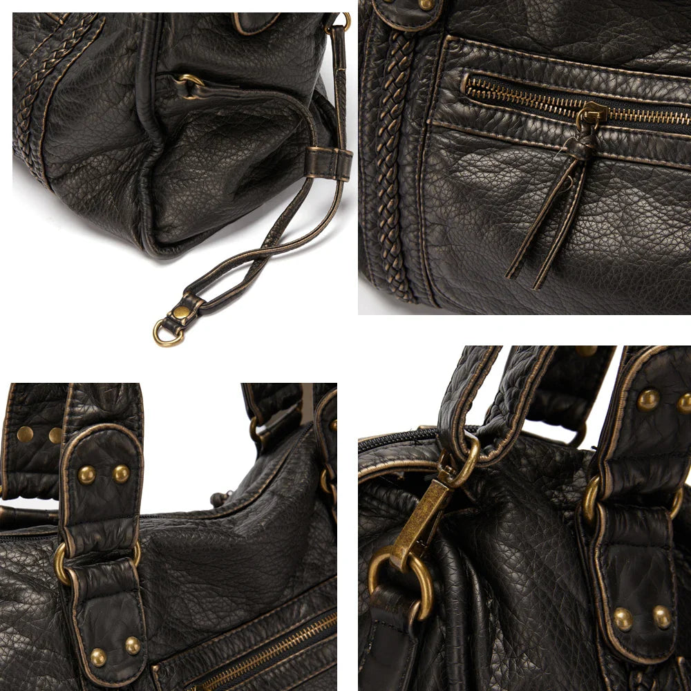 Nord Taschen | Handbag for School Shoulder Strap in Rigid Leather