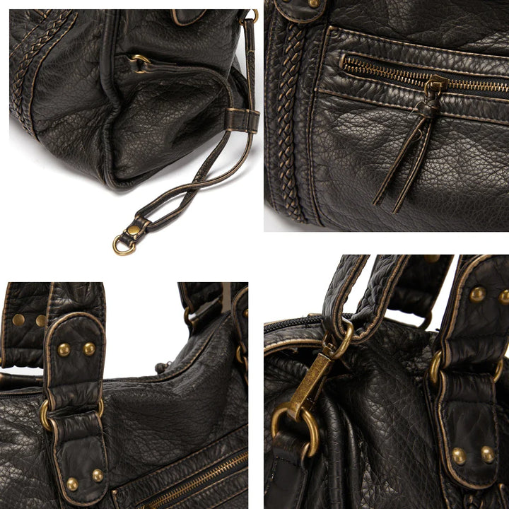 Nord Taschen | Handbag for School Shoulder Strap in Rigid Leather