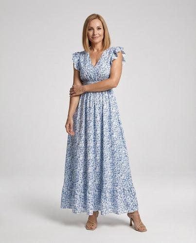 Maxikleid Damen Smokoberteil