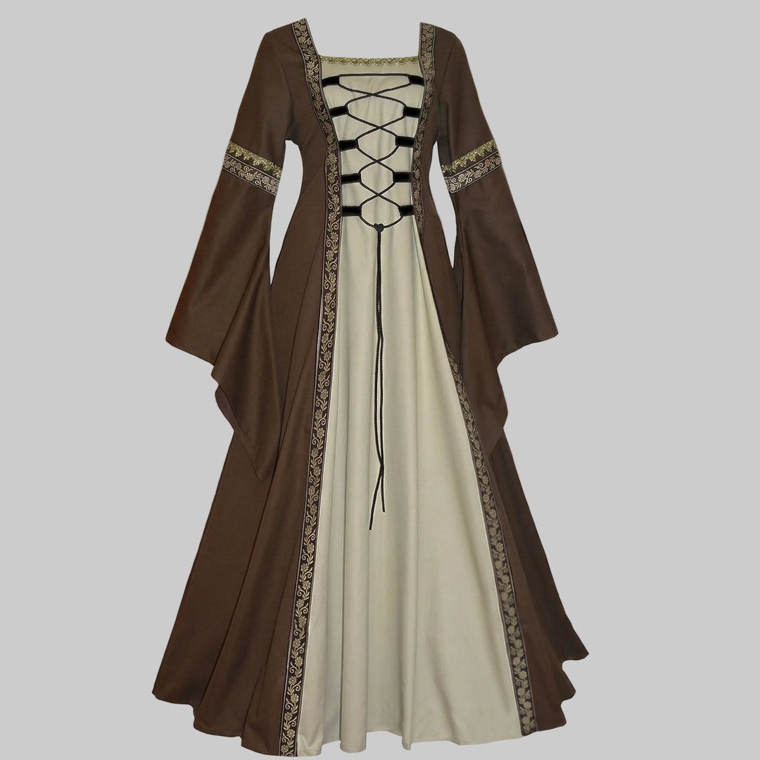 Damen historisches Märchenkleid mit elegantem Schnürdesign Nord Taschen