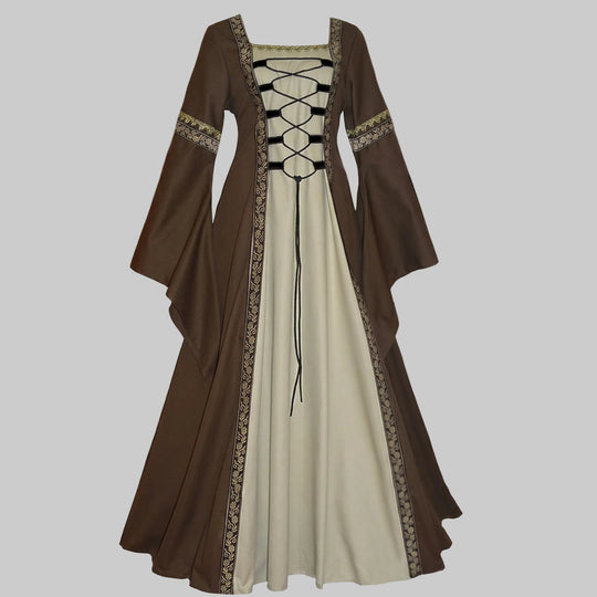 Damen historisches Märchenkleid mit elegantem Schnürdesign Nord Taschen