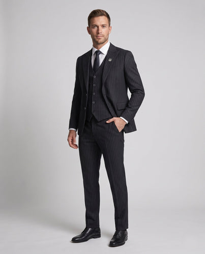 Eleganter und stilvoller Anzugjacke für Herren mit passender Hose Nord Taschen