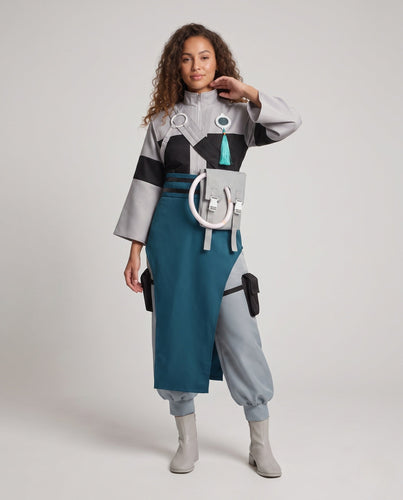 Damen Cosplay-Kostümset mit detailverliebtem Design und Zubehör Nord Taschen
