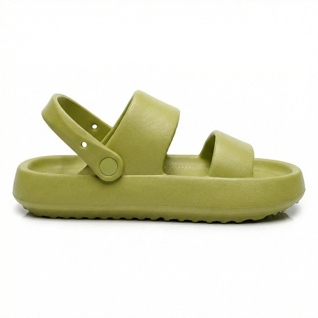 Orthopädische Sandalen Comfort Plus Pantoletten mit Doppelriemen Gepolsterte, Lässige Slip-On-Sandalen - Arvani