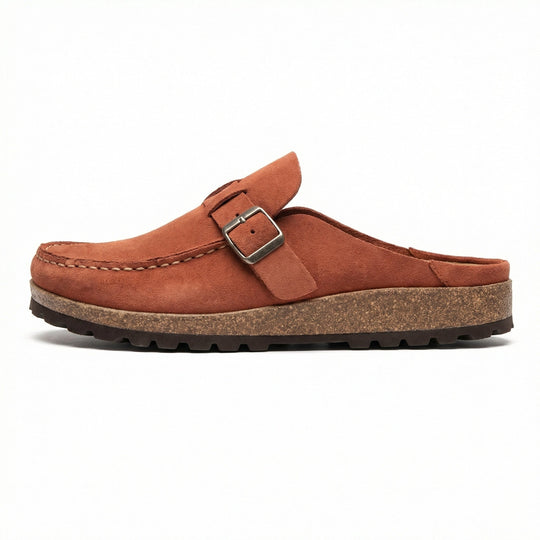 Clogs - Damen Retro Wildleder Slip-On Mule - Vittorelli