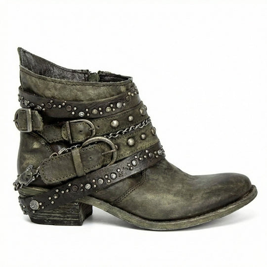 Vintage-Kettenstiefel
