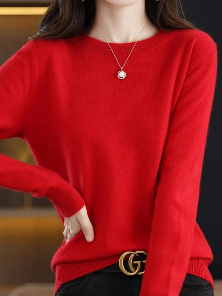 Klassische Wollpullover für Frauen