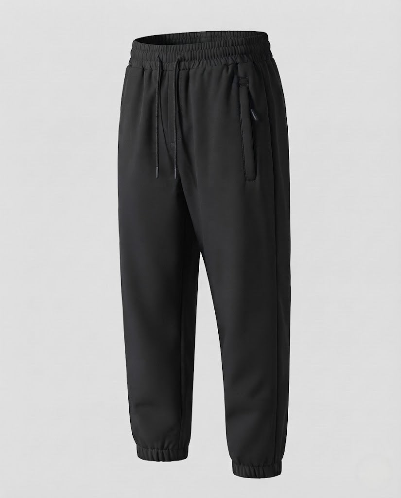 Herren Fleecegefütterte Softshell-Jogginghose mit windabweisender Membran und Reißverschlusstaschen Nord Taschen