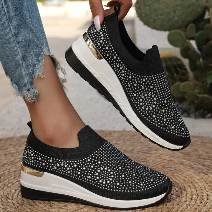Lässige Slip-On Mesh-Sneaker für Frauen