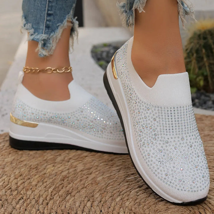 Lässige Slip-On Mesh-Sneaker für Frauen