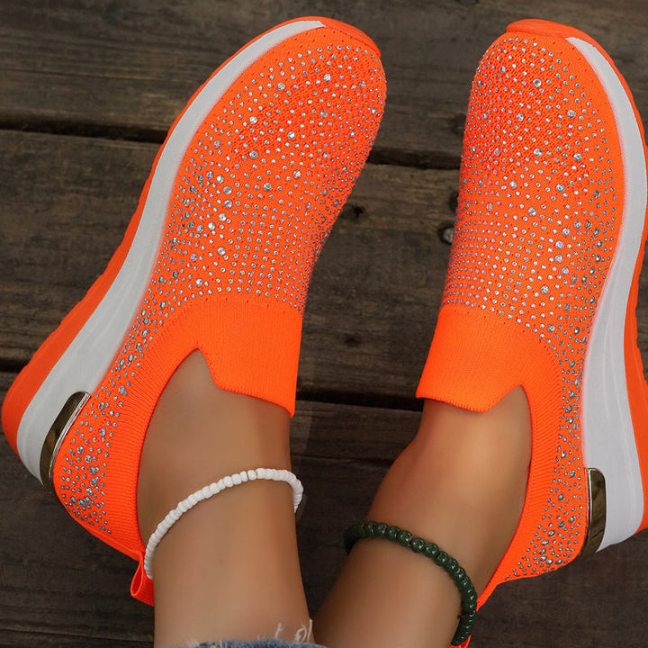 Lässige Slip-On Mesh-Sneaker für Frauen