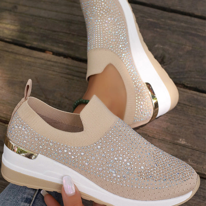Lässige Slip-On Mesh-Sneaker für Frauen