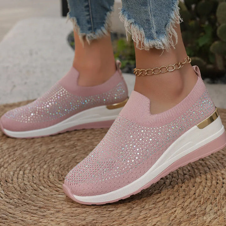 Lässige Slip-On Mesh-Sneaker für Frauen