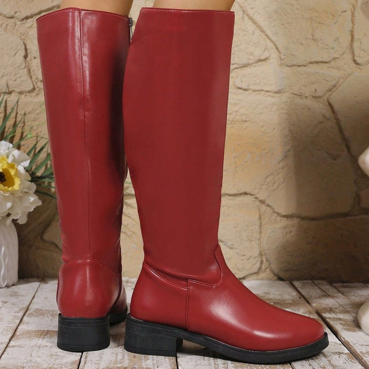 Wadenlange Damenstiefel, elegant & bequem