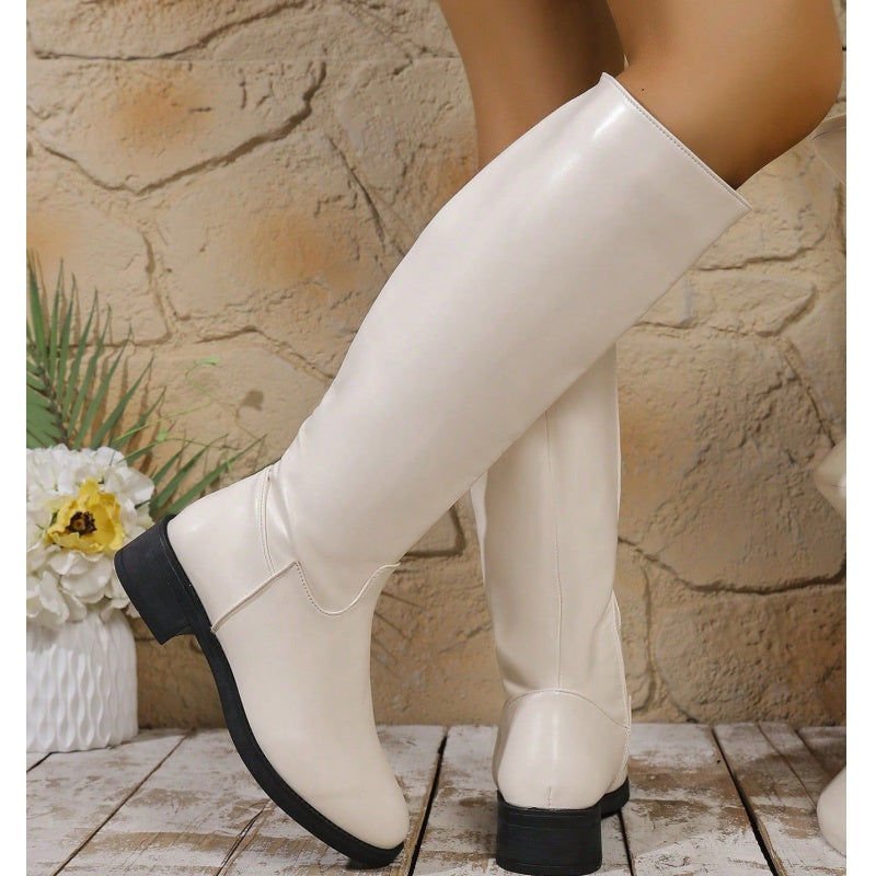 Wadenlange Damenstiefel, elegant & bequem