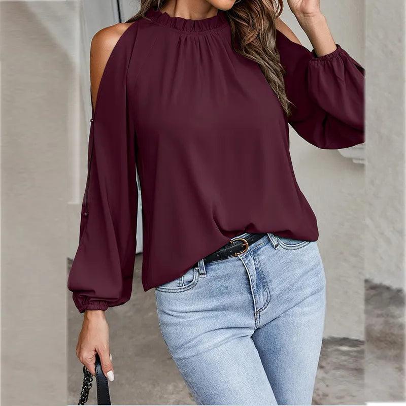 Stilvolle Bluse mit Offenen Schultern
