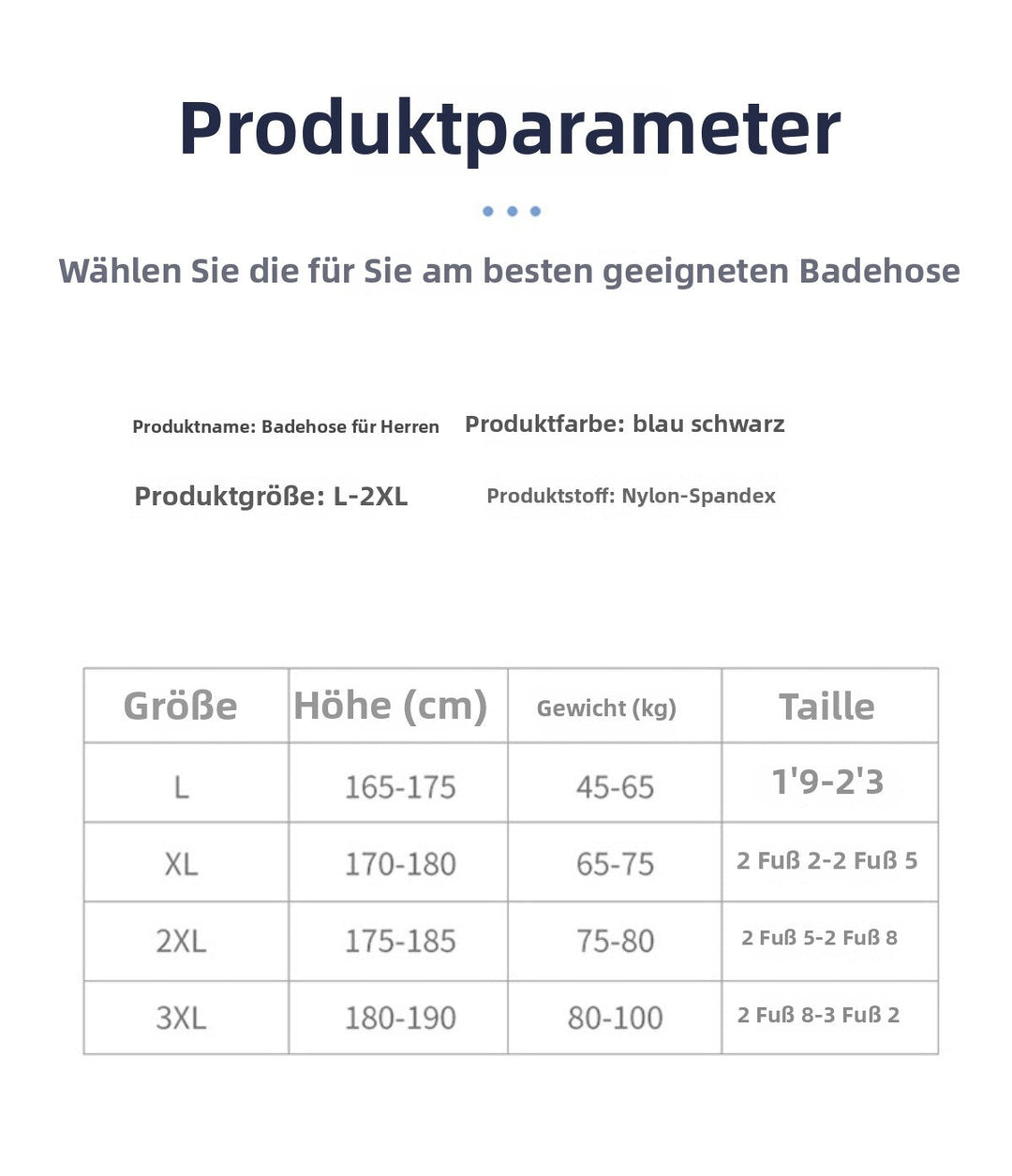 Nord Taschen | Schnell trocknende Badehose in großen Größen
