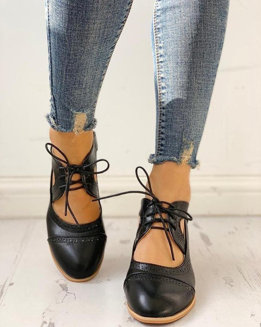 Vintage orthopädische Schuhe mit Absatz