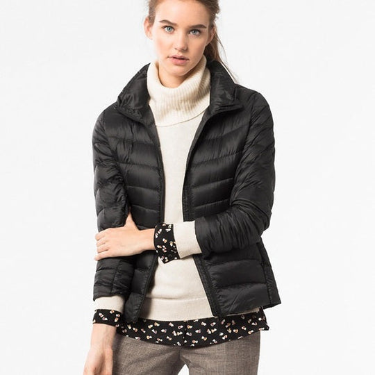 Urban Chic Leichtgewicht Daunenjacke