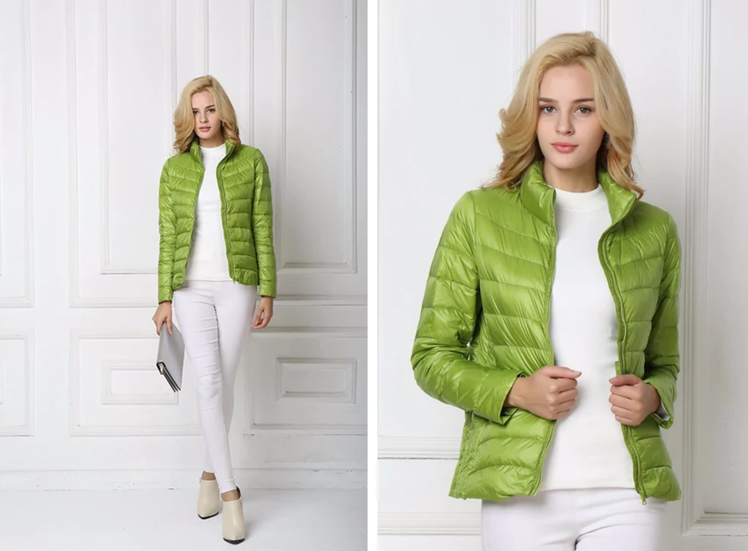 Urban Chic Leichtgewicht Daunenjacke