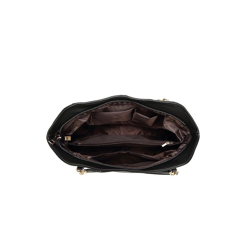 Nord Taschen | Große vegane Rindsleder Schulterhandtasche