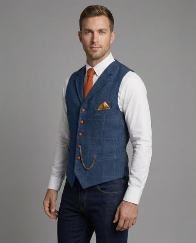 Vintage Weste Herren Stilvoll