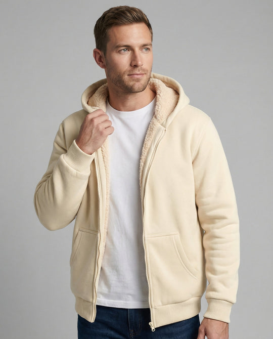 Warmer Fleecegefütterter Winterhoodie für Herren Avellé