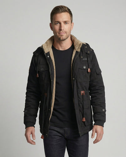Warme Gefütterte Winterjacke