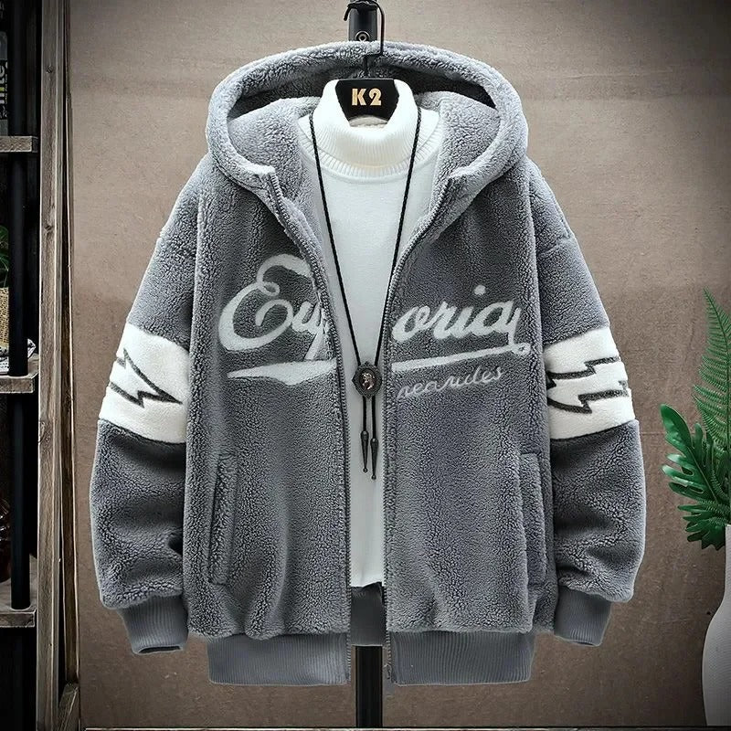 Zip-up Jacke Polyester Casual, Komfortabel