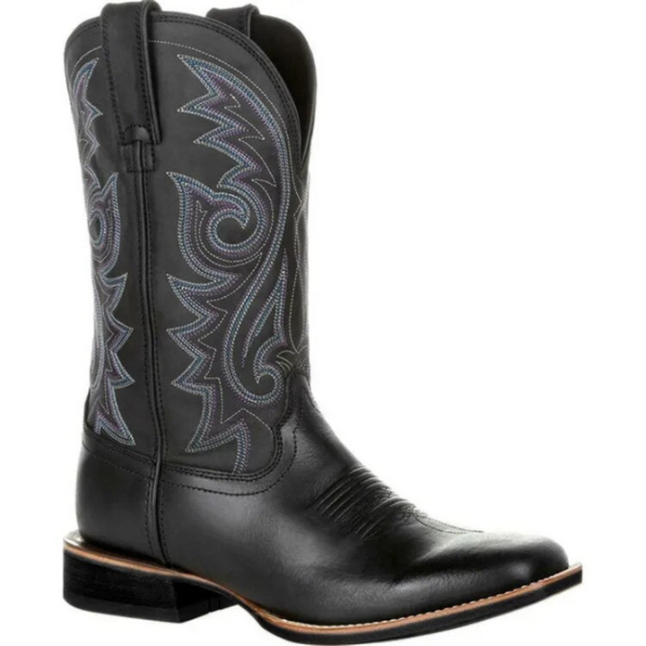 Nord Taschen | Herren Schwarz Western Cowboystiefel