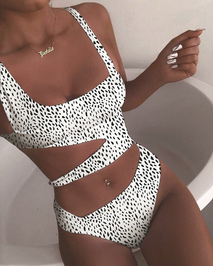 Badeanzug Sommerlicher Push-Up-Monokini