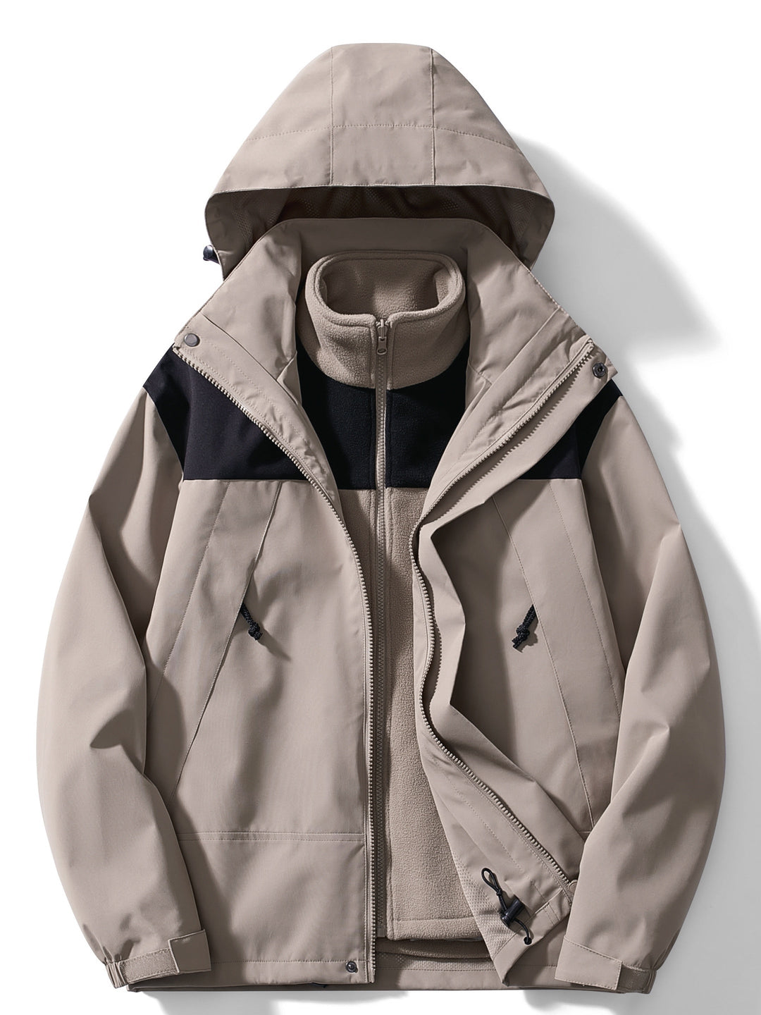 Damen Fleece 3-in-1 Winterjacke mit Kapuze & Wärmefunktion | Nord Taschen