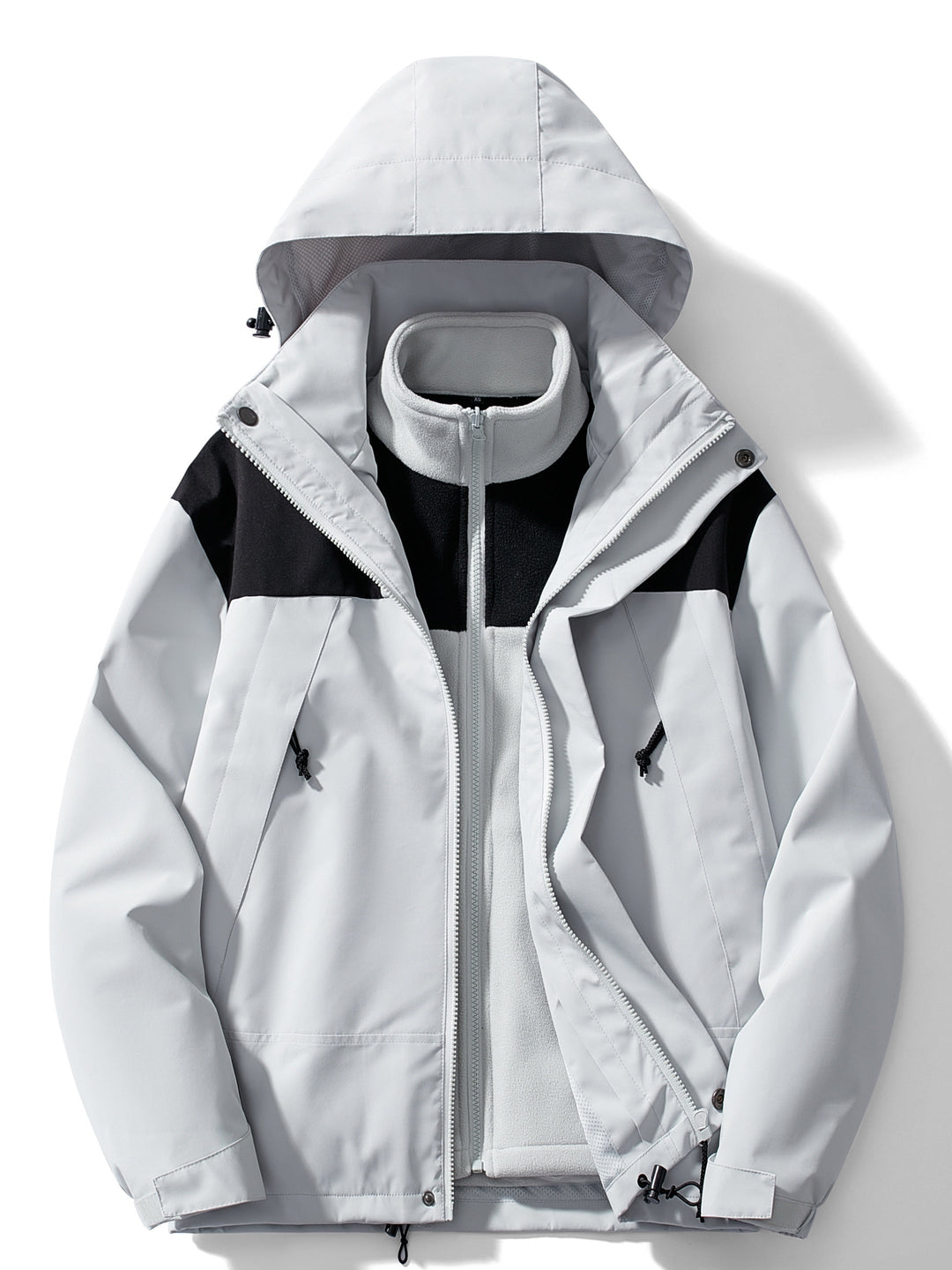 Damen Fleece 3-in-1 Winterjacke mit Kapuze & Wärmefunktion | Nord Taschen
