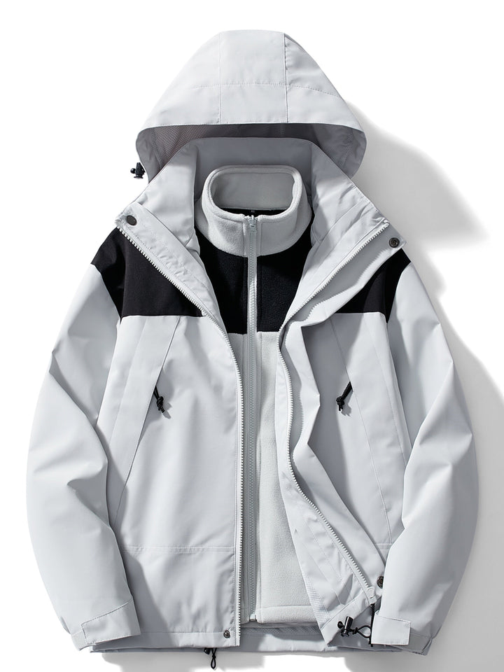 Damen Fleece 3-in-1 Winterjacke mit Kapuze & Wärmefunktion | Nord Taschen