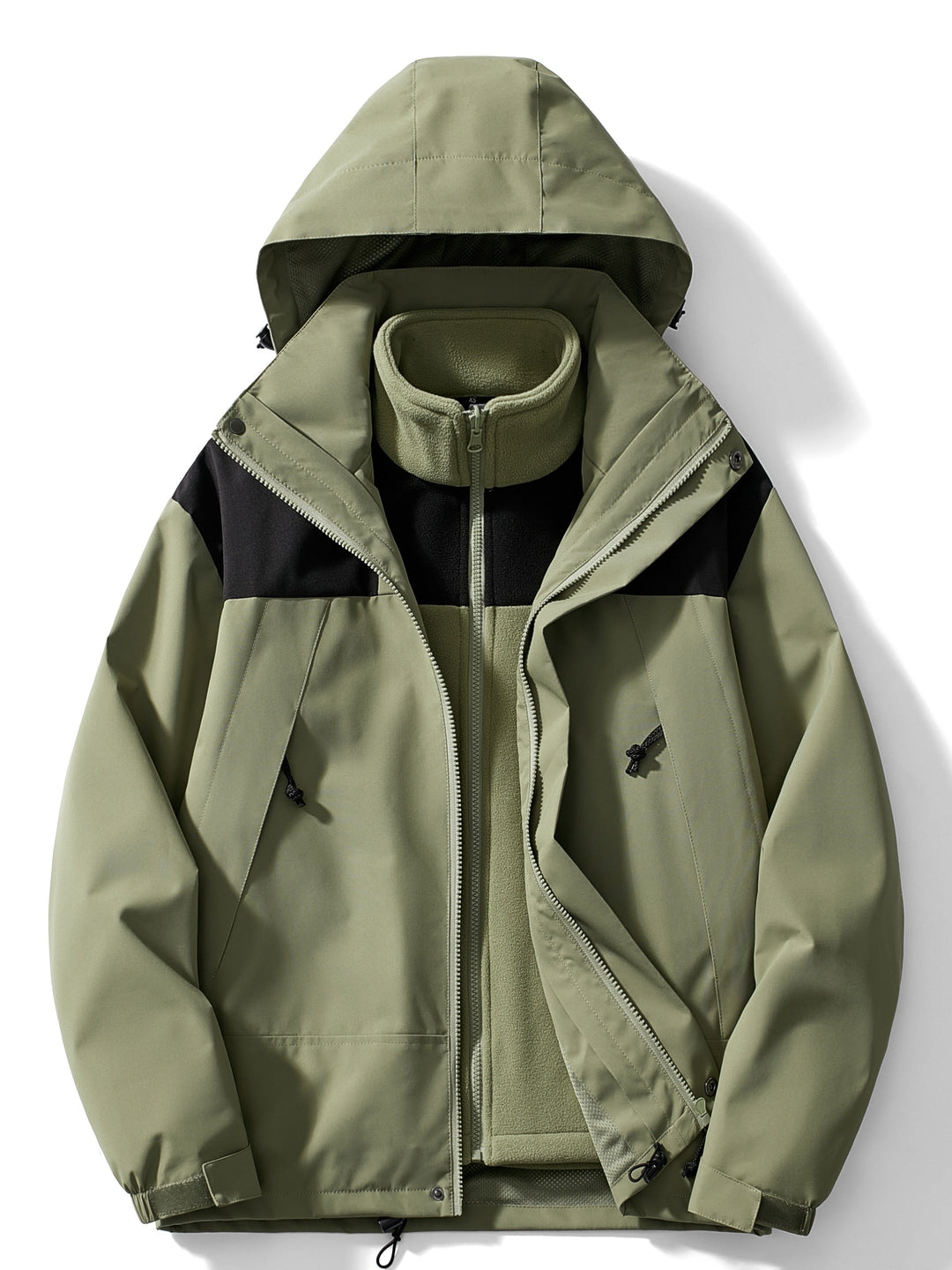 Damen Fleece 3-in-1 Winterjacke mit Kapuze & Wärmefunktion | Nord Taschen