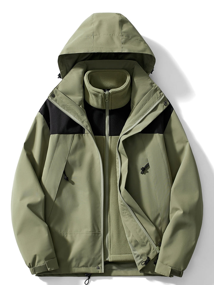 Damen Fleece 3-in-1 Winterjacke mit Kapuze & Wärmefunktion | Nord Taschen