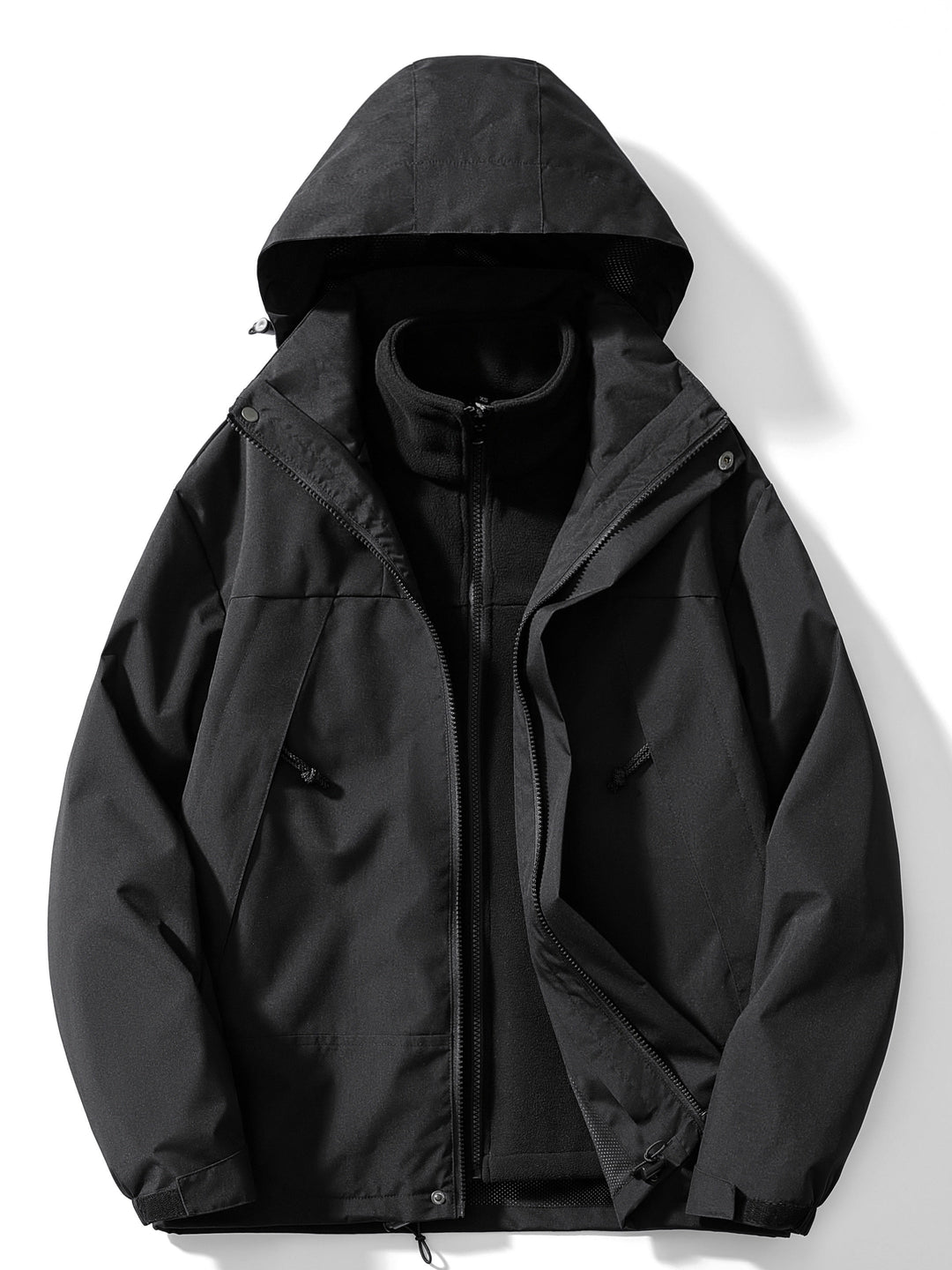 Damen Fleece 3-in-1 Winterjacke mit Kapuze & Wärmefunktion | Nord Taschen
